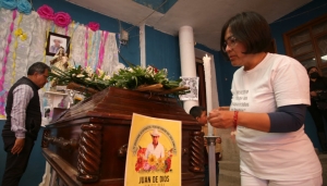 Juan fue velado durante el sábado y sepultado este domingo
