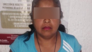 La mujer intentó ingresar como visita