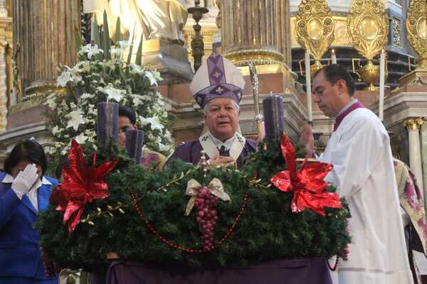 Primer domingo de Adviento: Arzobispo de Puebla  pide preparar el espíritu para la Navidad
