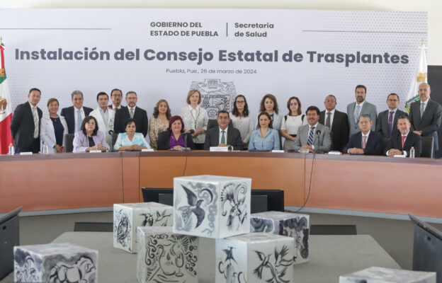 Se instala en Puebla el Consejo Estatal de Trasplantes