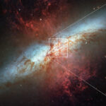 INAOE | Telescopio Espacial Webb de la NASA mapea plumas eyectadas en galaxia del Cigarro