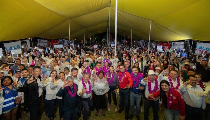 Aquí hay convicción, fuerza y trabajo, afirma Eduardo Rivera en Zacatlán