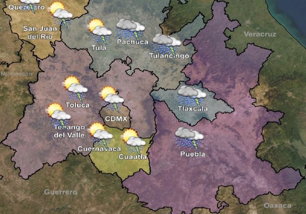 CLIMA | Frente Frío 47, ocasionará lluvias muy fuertes en Puebla y chubascos en Tlaxcala