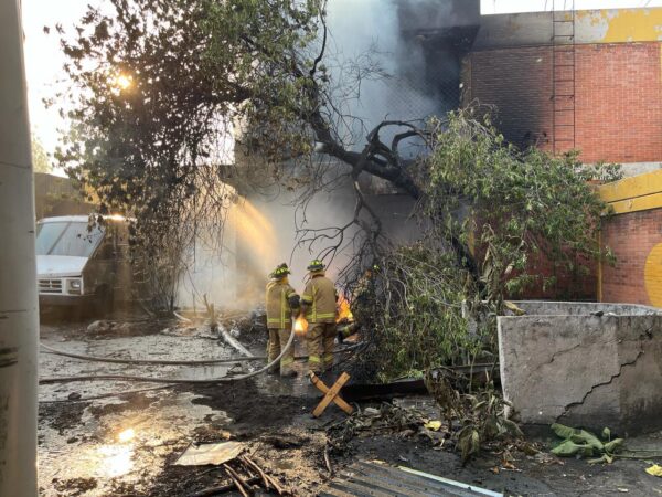 Se desploma helicóptero en la Ciudad de México: hay tres personas muertas