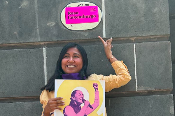 Ocho calles del Centro Histórico de Puebla son renombradas para reconocer a mujeres musas