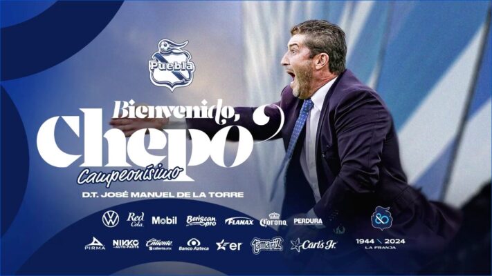 Club Puebla confirma a José Manuel Chepo de la Torre como nuevo Director Técnico