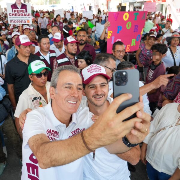 Pepe Chedraui presume que encabeza encuestas en la Ciudad de Puebla