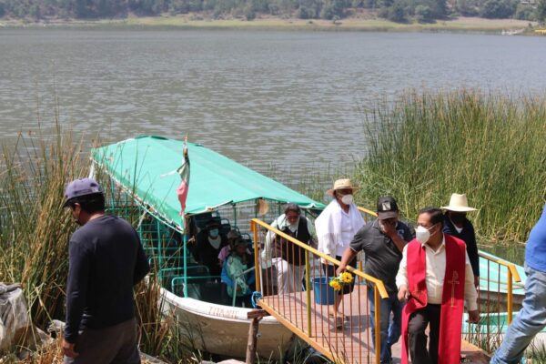 Vecinos de Vicente Guerrero ruegan a Dios para frenar sequía en la Laguna Grande