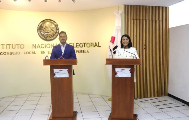 Vianey García y Jairo Cabrera debaten por diputación de Texmelucan, sin candidato de MC