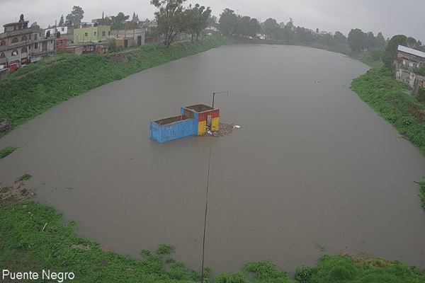 Se encienden alertas amarillas en Puebla por incremento en niveles de vasos reguladores y ríos debido a lluvias