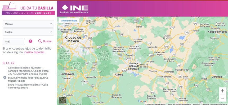 Voto 2024 | Aquí te decimos cómo ubicar tu casilla en Puebla y Tlaxcala
