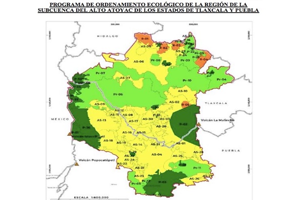 Someten a consulta pública el Programa de Ordenamiento Ecológico de la Subcuenca del Alto Atoyac de Puebla y Tlaxcala