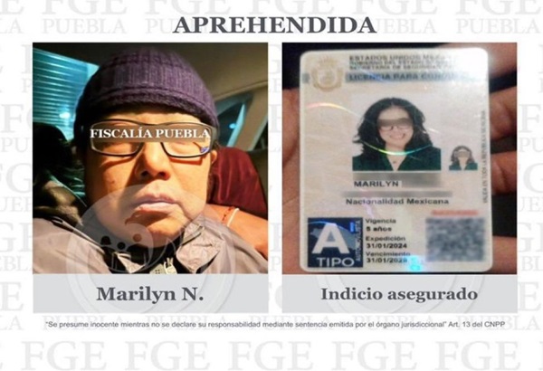 FGE Puebla captura en Tlaxcala a Marilyn Cote por el delito de usurpación de profesión