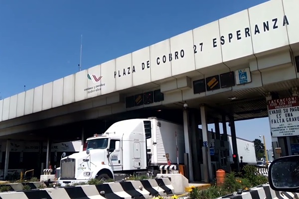 Guardia Nacional reportó tentativa de robo en la caseta de peaje 27 de Esperanza