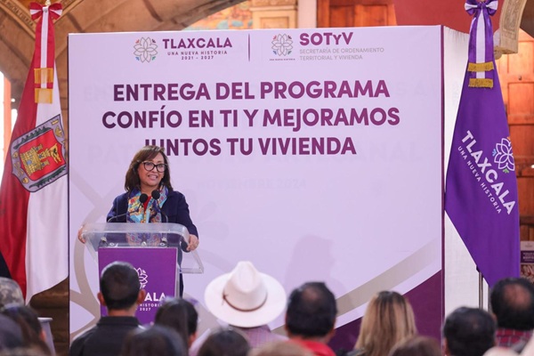 Arranca en Tlaxcala el programa “Confío en ti y Mejoramos Juntos tu Vivienda 2024”