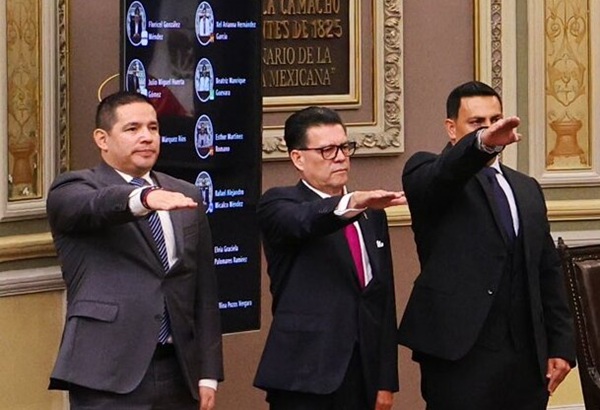 Daniel Iván Cruz Luna, Ricardo Rodríguez Perdomo y Fredy Erazo Juárez rindien protesta como magistrados