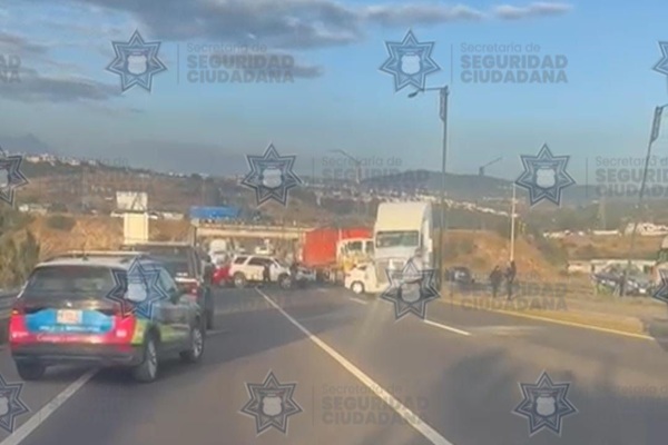 La SSC Puebla detuvo a probables responsables por robo de tráiler