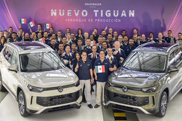 Nuevo Tiguan cierra un exitoso año de arranques en Volkswagen de México