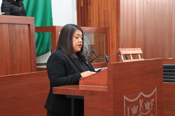 La iniciativa de Maribel León Cruz fue turnada a las comisiones unidas de Puntos Constitucionales, Gobernación y Justicia y Asuntos Políticos
