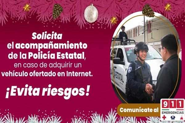 SSP Puebla fortalece acciones de prevención del delito en temporada decembrina