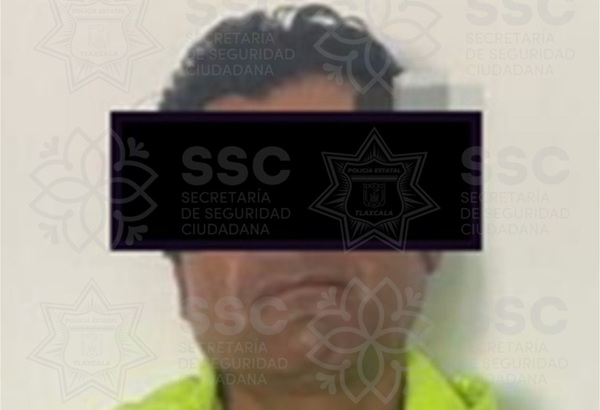 Asegura SSC Tlaxcala a sujeto por portación ilegal de arma de fuego