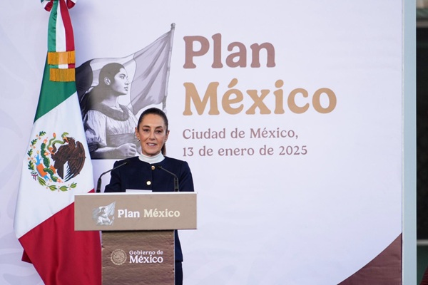 Presidenta Claudia Sheinbaum presenta el Plan México, que contempla un portafolio de inversiones de 277 mmdd