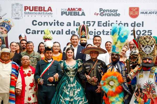 Con el Carnaval de Huejotzingo promovemos la cultura y el arte: Armenta