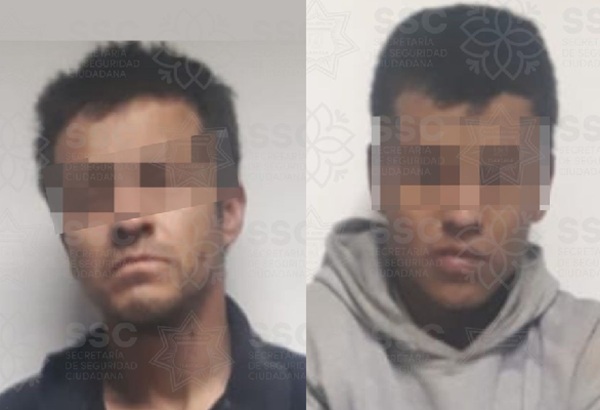 Asegura SSC Tlaxcala a dos sujetos por robo de cable