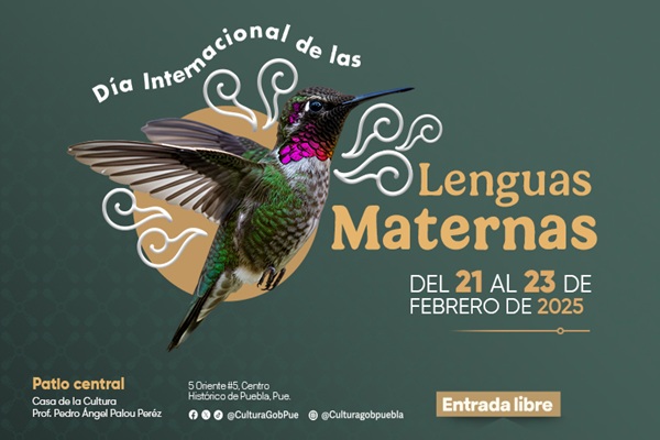 Celebra el Día Internacional de las Lenguas Maternas en Puebla, del 21 al 23 de febrero