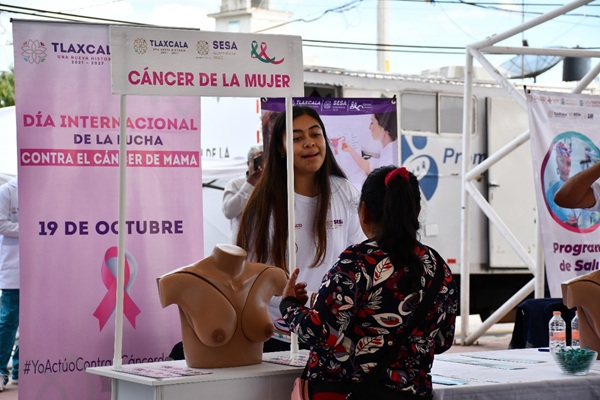 En Tlaxcala se aplican 61 mil 23 pruebas gratuitas anuales  para detección de cáncer 