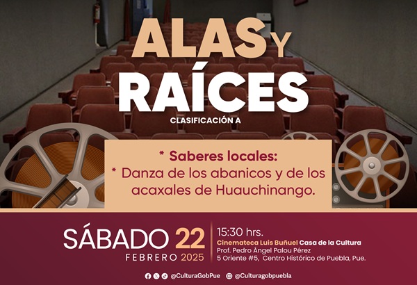 Invitan al programa de cortometrajes infantiles Alas y Raíces, todos los sábados hasta el 26 de abril