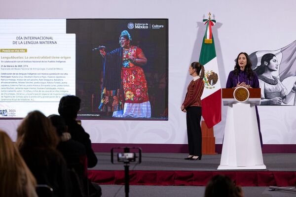 Claudia Sheinbaum presenta cartelera cultural por el Año de la Mujer Indígena