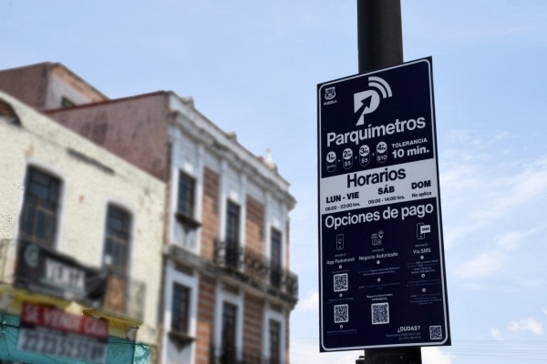 Parquímetros comenzarán a funcionar el 15 de febrero uno de los cuatro polígonos autorizados por el Cabildo de Puebla