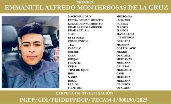 Joven desaparecido en Palmar de Bravo es uno de los cadáveres hallados en Tecamachalco, Puebla