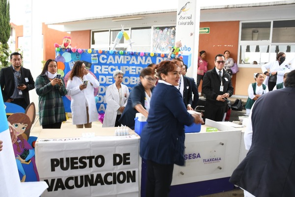Tlaxcala ocupa primer lugar nacional de vacunación contra Influenza, VPH y Covid-19