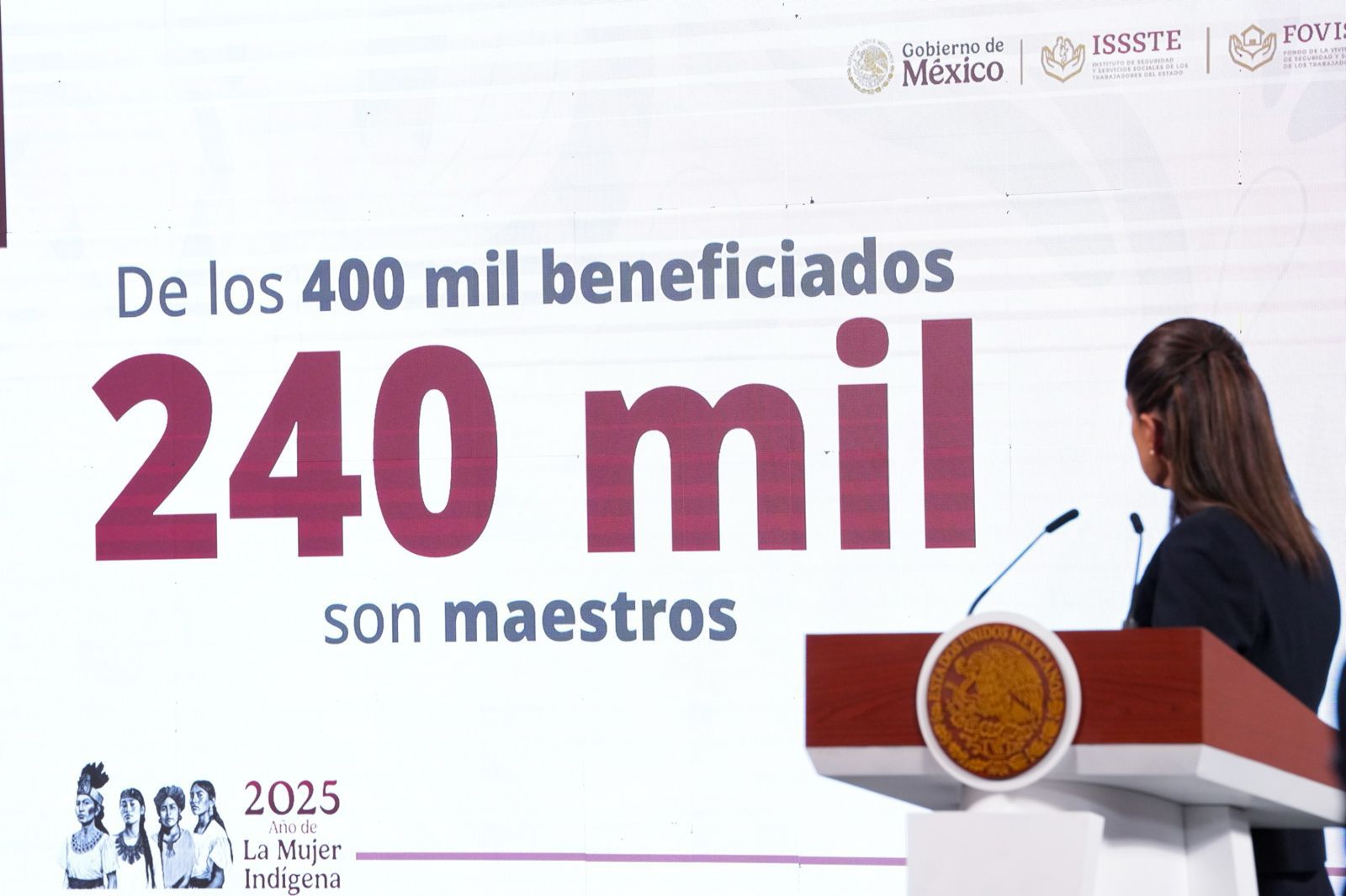 Sheinbaum firmó el Decreto que beneficiará a trabajadores con créditos del FOVISSSTE, se les otorgará reducción de intereses y condonaciones