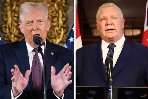 Frente aranceles punitivos de Trump, el primer ministro de Ontario, no descartó la suspensión de exportaciones de electricidad hacia EE.UU.