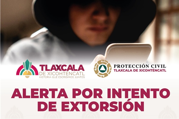 Alerta Protección Civil Municipal de Tlaxcala por llamadas falsas a locatarios