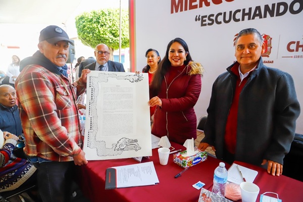 Ayuntamiento de Cholula realiza Tercera edición de Escuchando a Cholula en Santiago Momoxpan