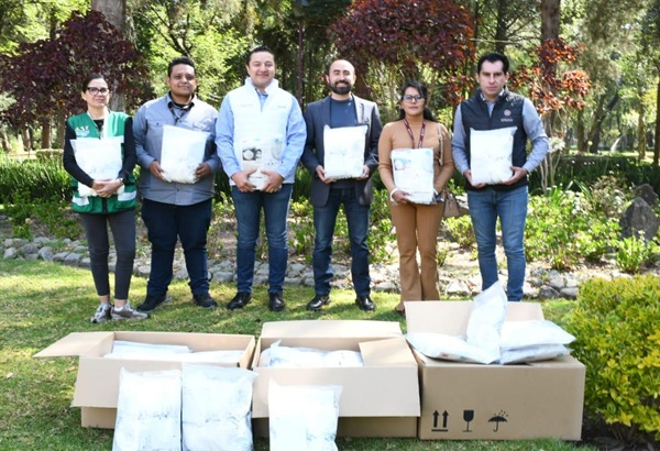 Entrega sector salud 4 mil 600 cubrebocas para las Jornadas de Limpieza del río Zahuapan-Atoyac