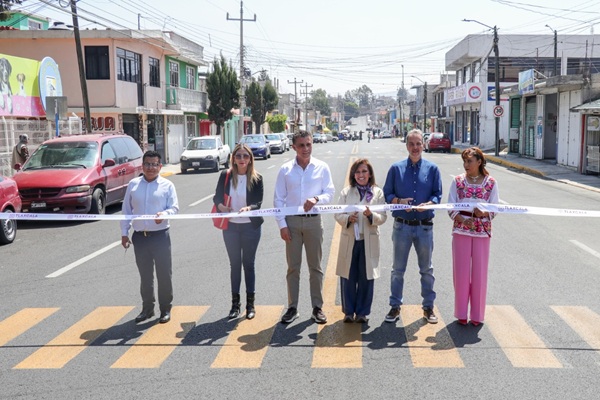 Entregan alcalde Alfonso Sánchez y gobernadora Lorena Cuéllar repavimentación en Loma Bonita y el Sabinal
