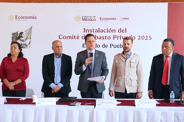 Instalan Comité de Abasto Privado en Puebla para garantizar respuesta ante emergencias