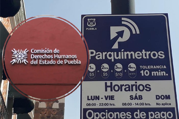 Opositores a parquímetros presentan queja ante Comisión de Derechos Humanos de Puebla