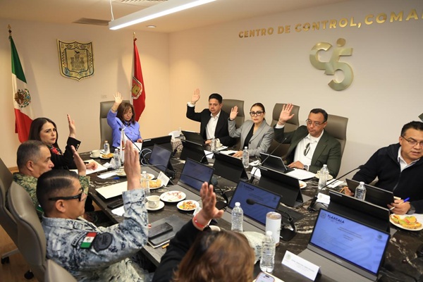 Realiza Consejo Estatal de Seguridad de Tlaxcala primera sesión extraordinaria del 2025