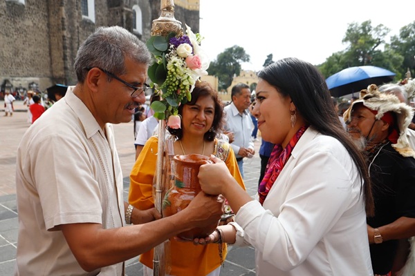 Se fortalece la identidad de San Pedro Cholula en la Tlahuanca 2025