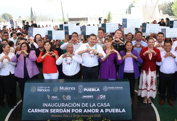 Se inaugura la séptima Casa Carmen Serdán en Amozoc, Puebla