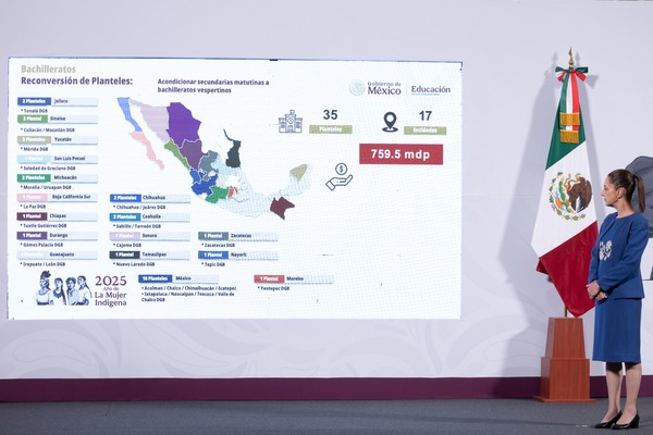 Sheinbaum anuncia construcción de 18 nuevas preparatorias; ampliación de 33 planteles y reconversión de 35 secundarias