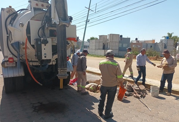 Soluciona CAPAM problema de baja presión de agua en San Gabriel Cuauhtla, Tlaxcala