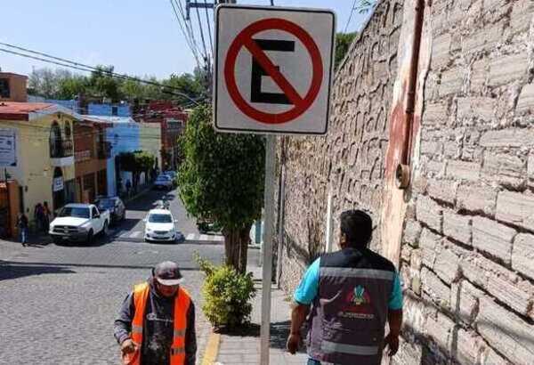 El gobierno de Tlaxcala colocó señaléticas en las calles 1 de Mayo, Av. Morelos, 20 de Noviembre y Zitlalpopocatl en una primera etapa
