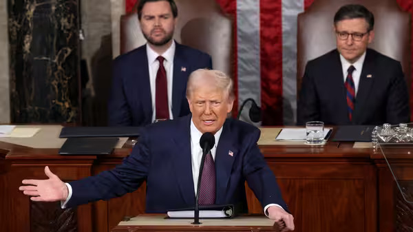 Donald Trump toco diversos temas y todo lo que tiene planeado durante su mandato
